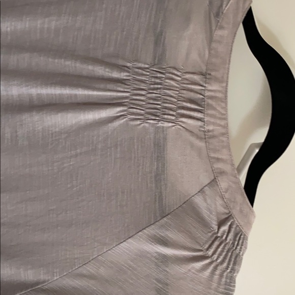 Tan and cream tunic length top - Picture 4 of 6